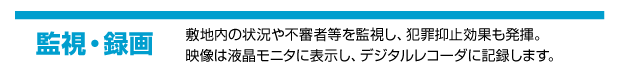 監視・録画